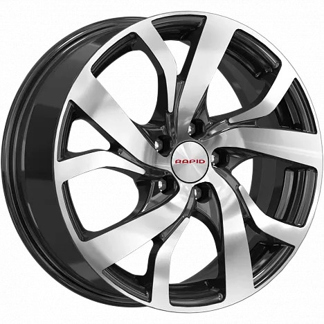 Диск автомобильный RAPID Палермо-оригинал 6.5x16/5x114.3 ET38 D67.1 алмаз-черный 6.5X16/5X114.3