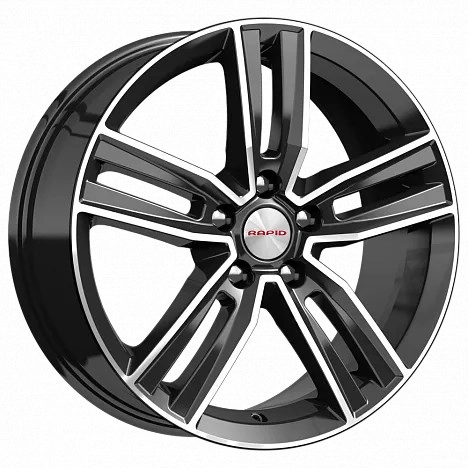 Диск автомобильный RAPID Танаис-оригинал 7x18/5x112 ET43 D57.1 алмаз-черный 7X18/5X112