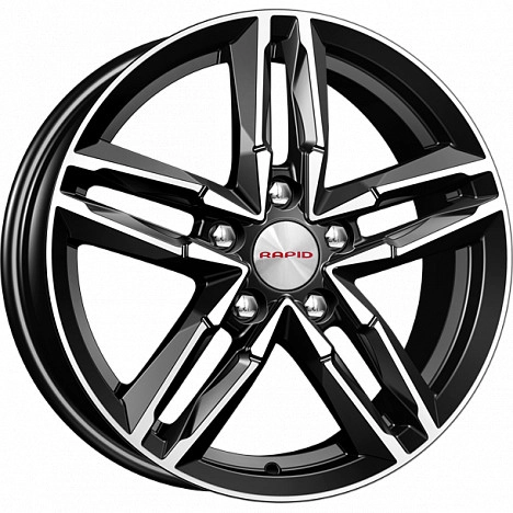 Диск автомобильный RAPID Sayan-оригинал 6x16/5x112 ET42 D57.1 алмаз-черный 6X16/5X112