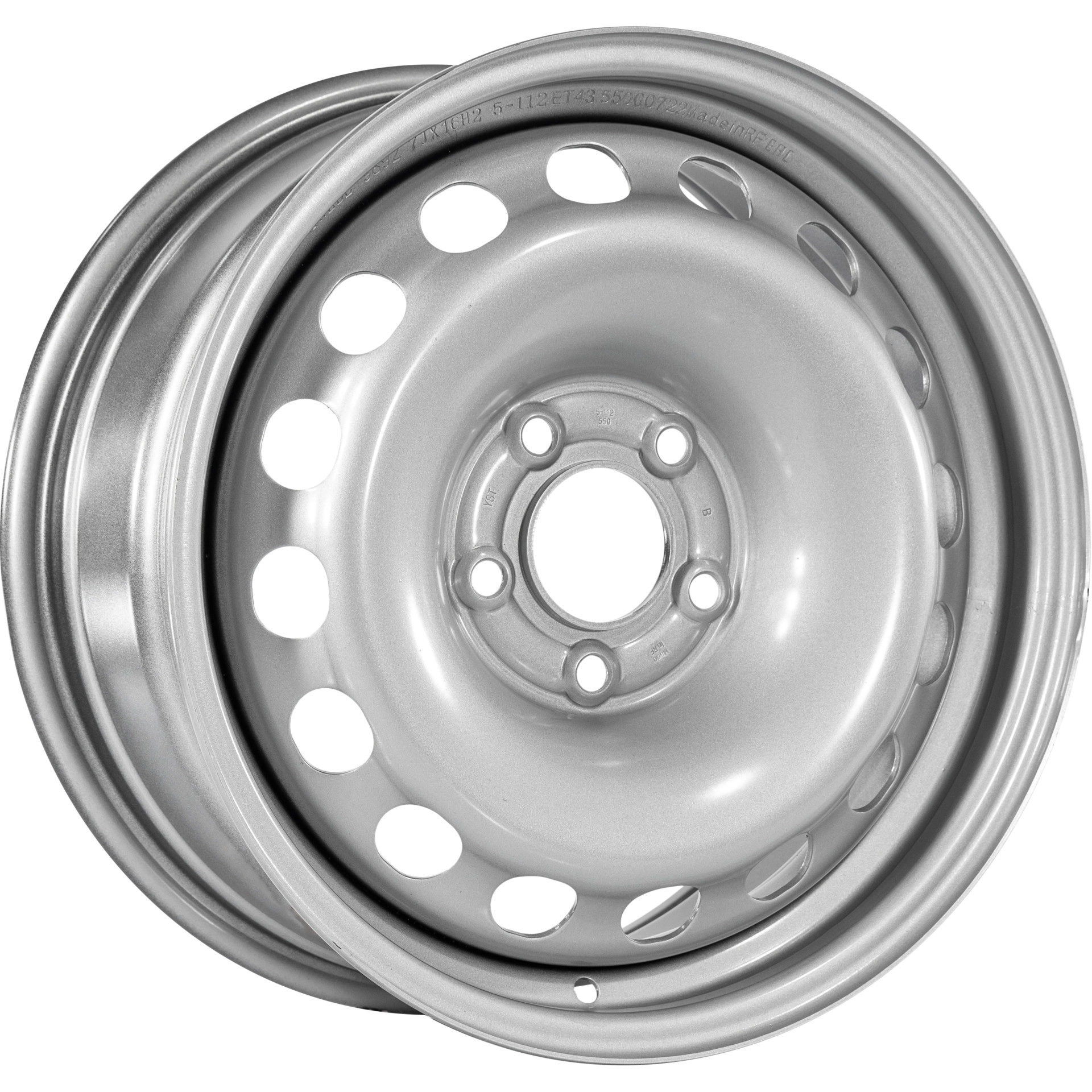 Диск автомобильный TREBL 9892T 7x16/5x112 ET43 D66.6 Silver 7X16/5X112 SILVER