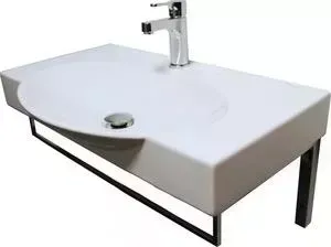 Раковина SANITA LUXE на кронштейнах Infinity 65 белый (INF65SLWB01KR)