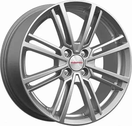 Диск автомобильный RAPID Эрфурт-оригинал 7x17/4x100 ET43 D60.1 дарк-платинум 7X17/4X100