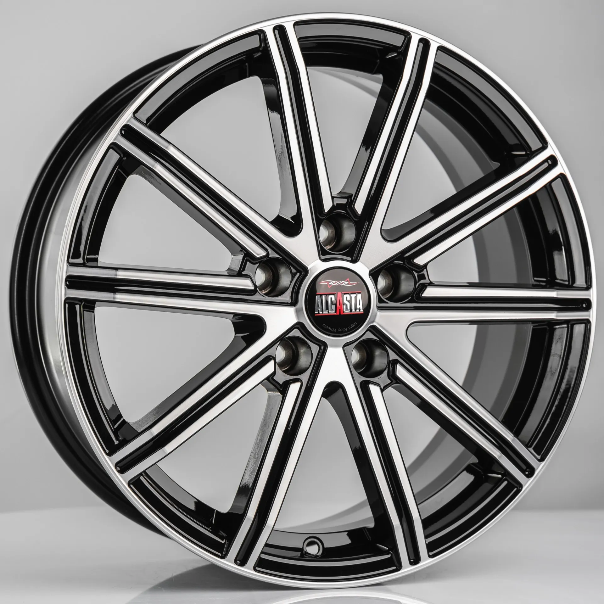Диск автомобильный ALCASTA_Россия ALCASTA M64 7x17/5x114.3 ET39 D60.1 BKF 7X17/5X114.3