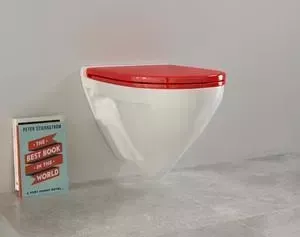 Унитаз подвесной SANITA LUXE Attica Luxe Color Red SL с сиденьем микролифт (ATCSLWH0111)