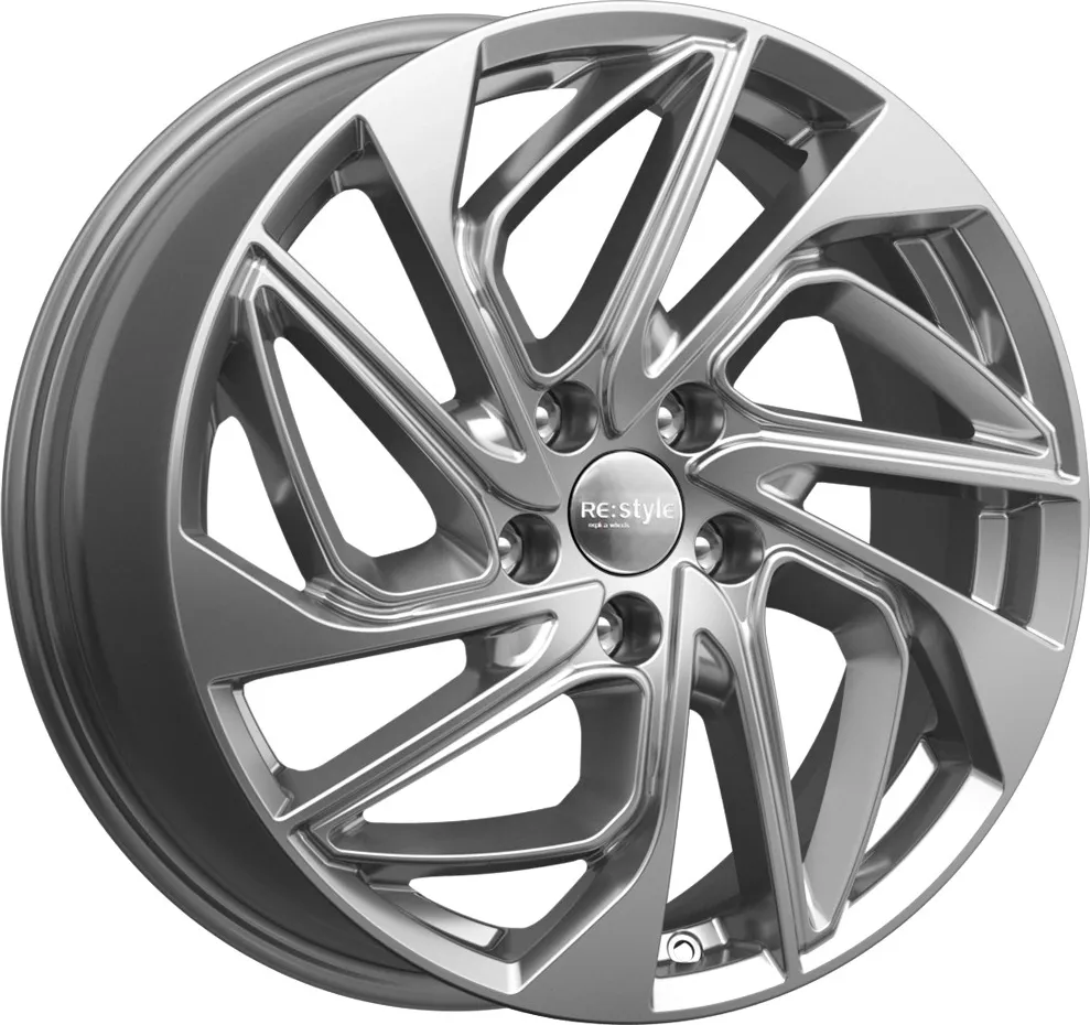 Диск автомобильный КиКРеплика КС883 КиК 7X18/5X112 ET43 D57.1 дарк-платинум