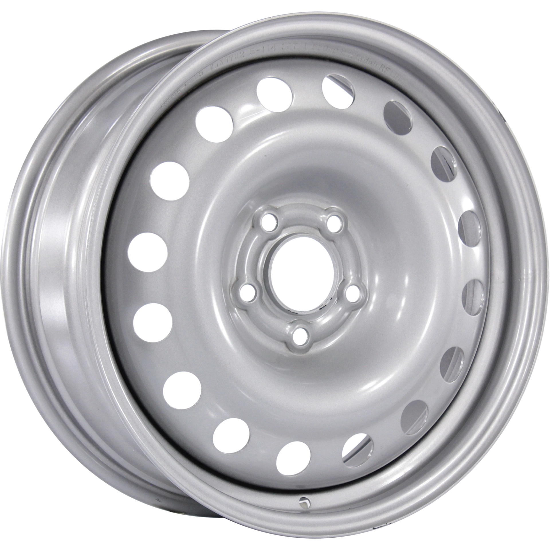 Диск автомобильный TREBL X40015_P 7X17/5X114.3 ET45 D60.1 SILVER
