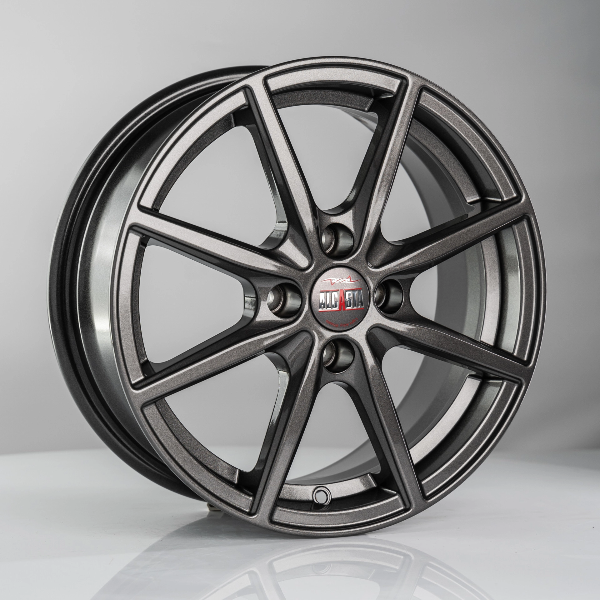 Диск автомобильный ALCASTA_Россия M63 ALCASTA 6X15/4X100 ET46 D60.1 GRAPHITE