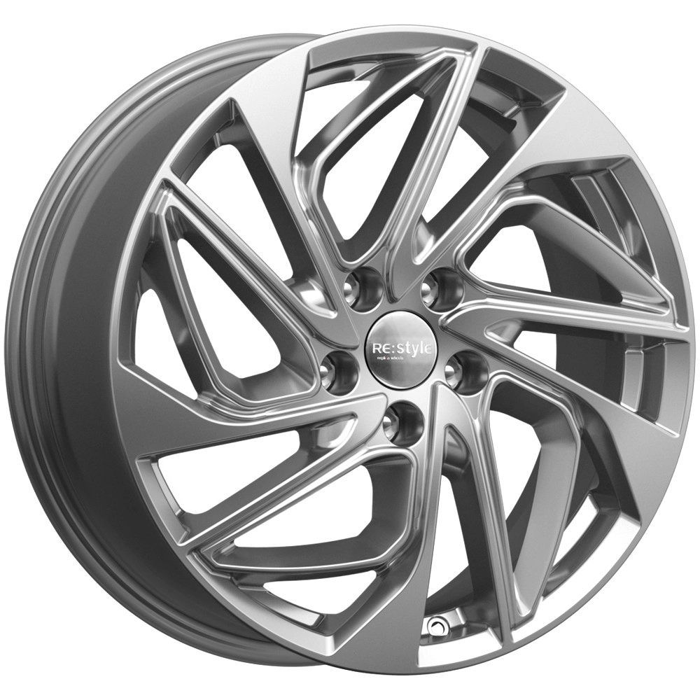 Диск автомобильный КиКРеплика КС883 КиК 7X18/5X114.3 ET38 D67.1 дарк-платинум