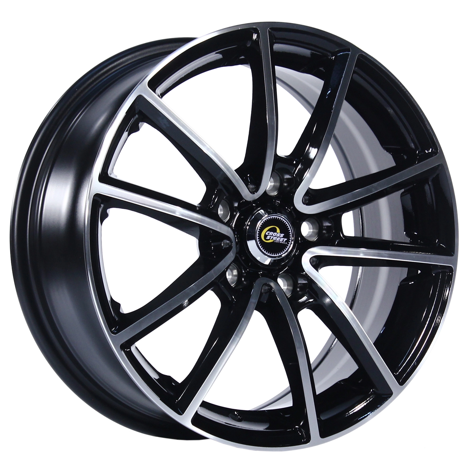 Диск автомобильный CROSS STREET Y9100 6.5X16/5X114.3 ET42.5 D67.1 BKF