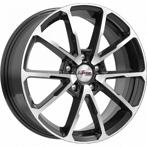Диск автомобильный iFree Skibidi 6.5X17/5X114.3 ET45 D67.1 Блэк_Джек
