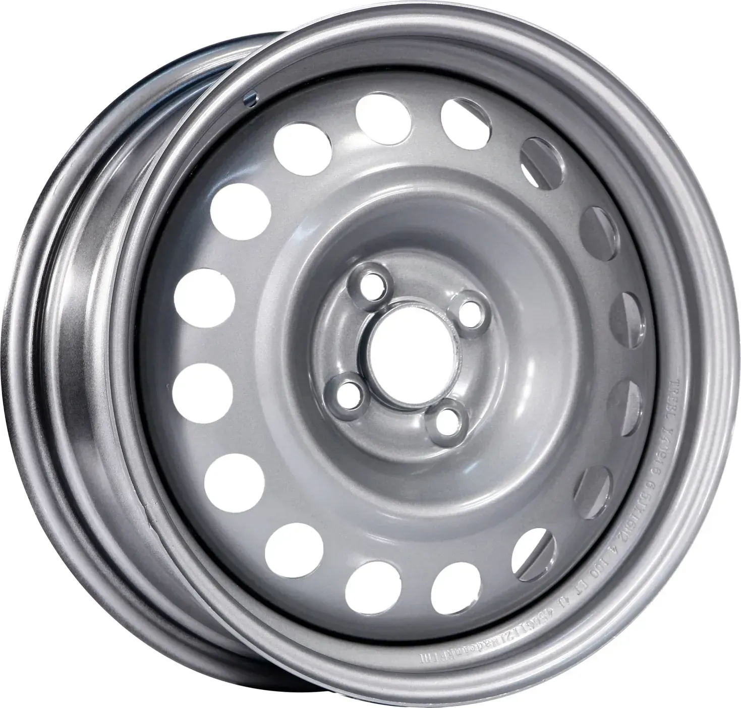 Диск автомобильный TREBL X40945_P 5X13/4X114.3 ET25 D69.1 SILVER (экспорт Узбекистан)