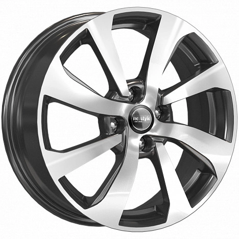 Диск автомобильный КиКРеплика КС893 Кик 6X16/4X100 ET49 D54.1 алмаз-черный