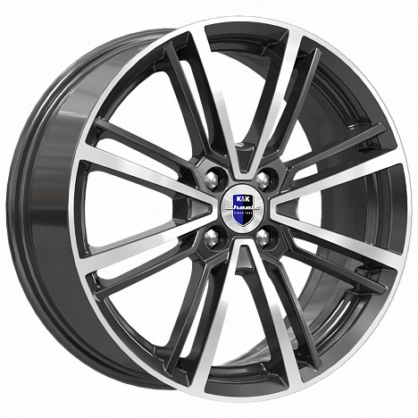 Диск автомобильный КиК Эрфурт 7X17/4X100 ET41 D60.1 алмаз_черный