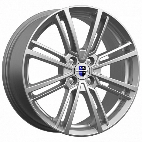 Диск автомобильный КиК Эрфурт 7X17/4X100 ET41 D60.1 дарк_платинум