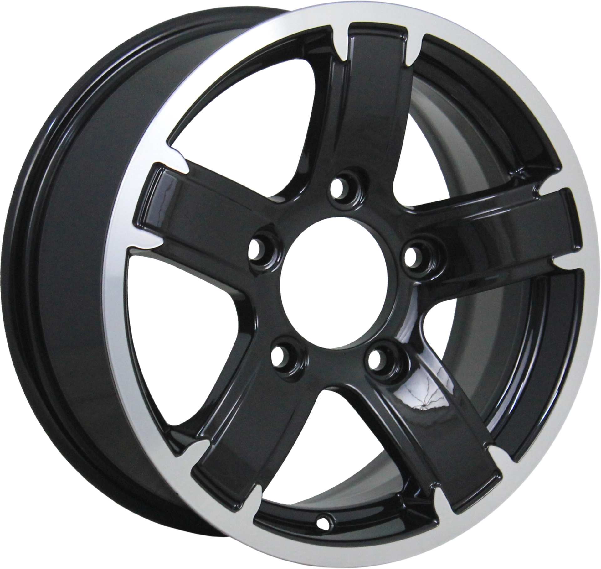 Диск автомобильный КиК Ангара 6.5X15/5X139.7 ET15 D108.1 алмаз-черный