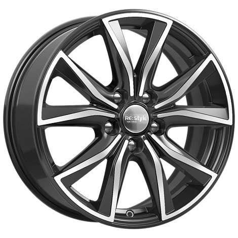 Диск автомобильный КиК КС867 ((ZV 17_SPORTAGE) 7X17/5X114.3 ET48.5 D67.1 алмаз-черный