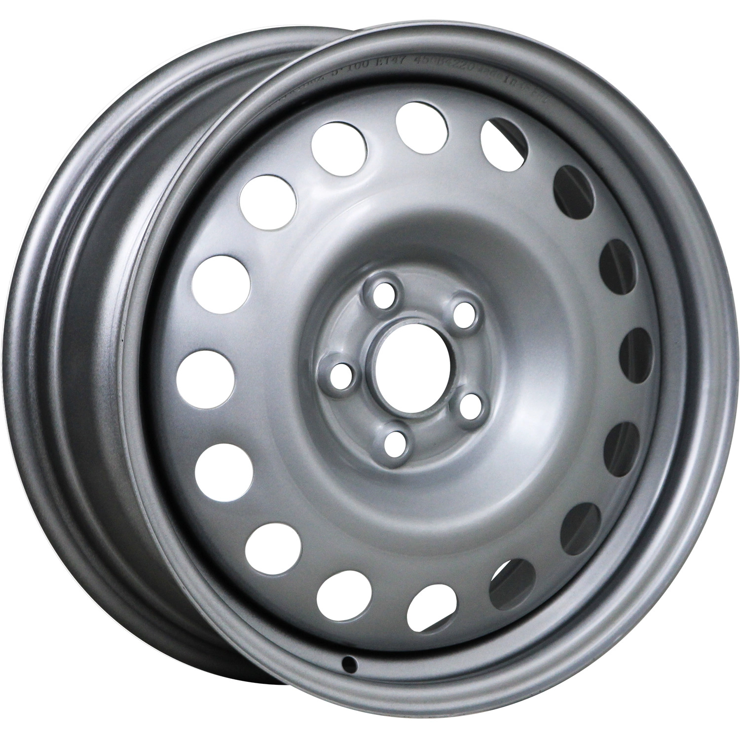 Диск автомобильный TREBL X40936 6.5X16/5X100 ET47 D57.1 SILVER