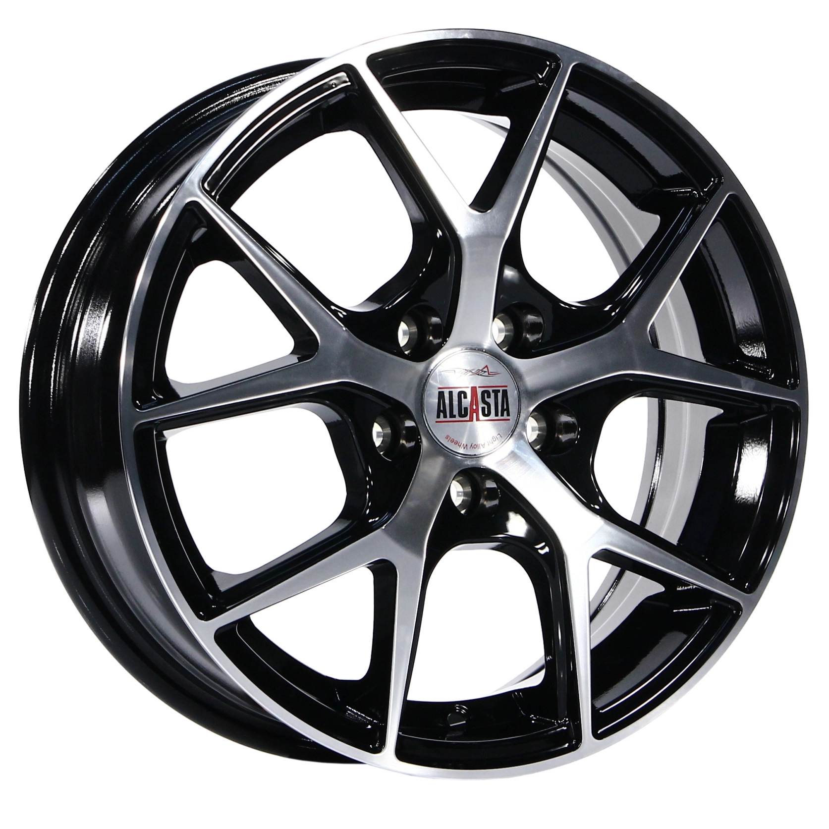 Диск автомобильный ALCASTA M52 6X15/5X100 ET38 D57.1 BKF