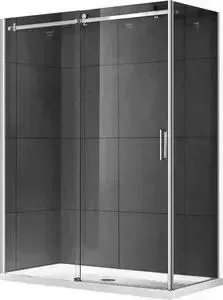 Душевой уголок GEMY Modern Gent 150x80 профиль хром, стекло прозрачное (S25151 L)