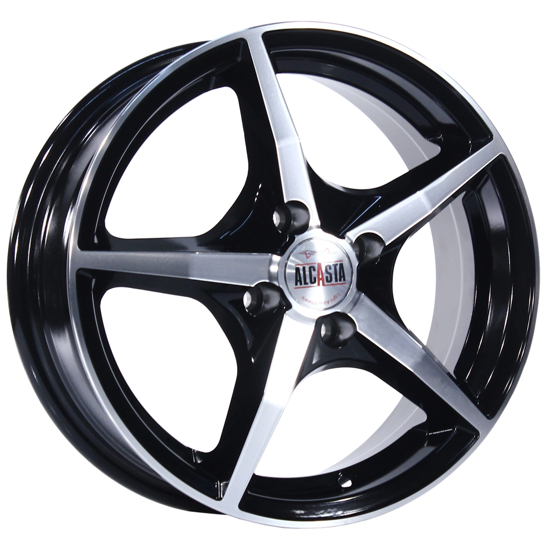 Диск автомобильный ALCASTA M56 6X15/4X100 ET48 D54.1 BKF