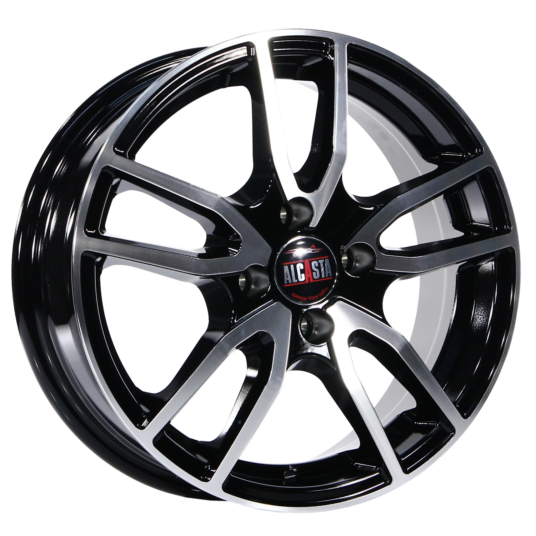 Диск автомобильный ALCASTA M57 6X15/4X100 ET50 D60.1 BKF