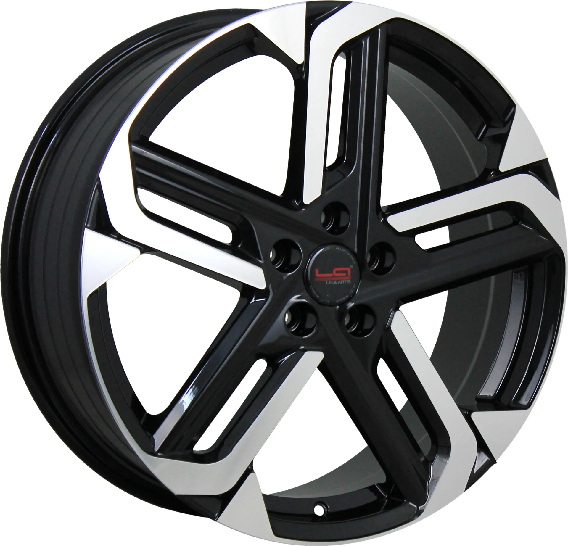 Диск автомобильный REPLICA V45 LEGEARTIS 7.5X19/5X108 ET55 D63.3 BKF