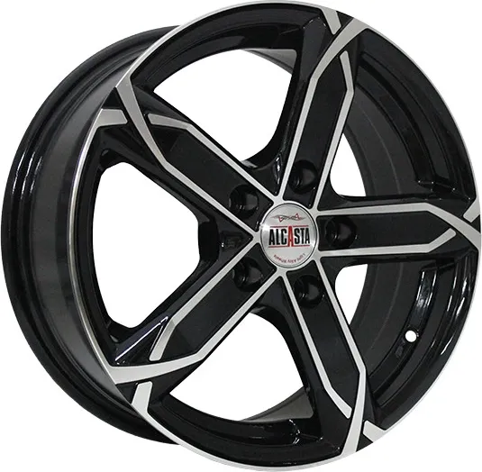 Диск автомобильный Распродажа M19 ALCASTA 7X17/5X100 ET48 D56.1 BKF*(Дефект ЛКП)