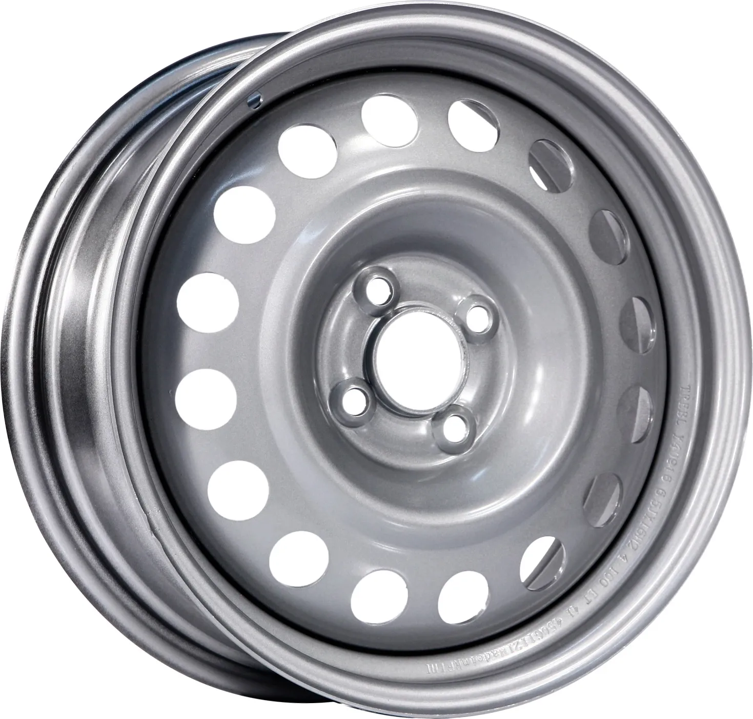 Диск автомобильный TREBL X40946_P 6.5X16/4X100 ET41 D60.1 SILVER