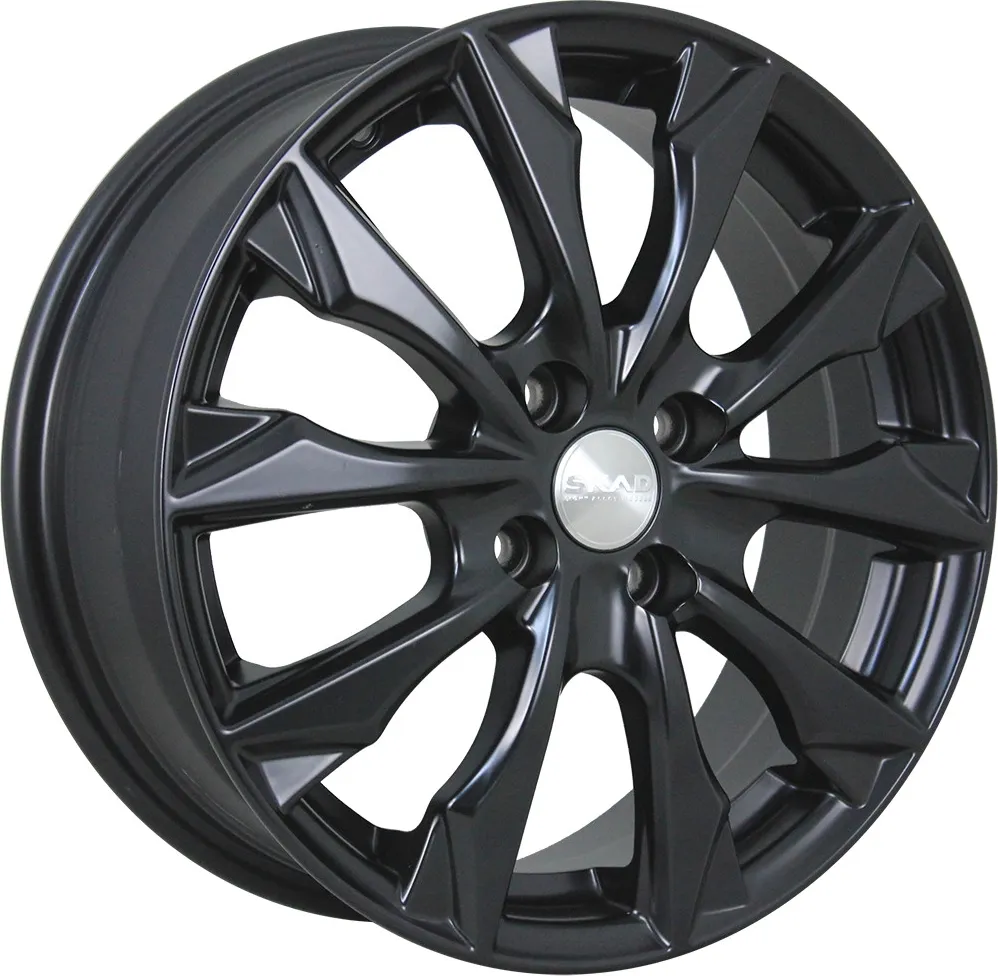 Диск автомобильный СКАД Нагоя НАГОЯ 6X16/4X100 ET50 D60.1 Черный-бархат