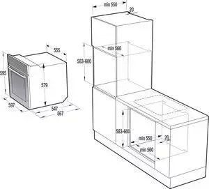 Духовой шкаф электрический GORENJE BO627INI