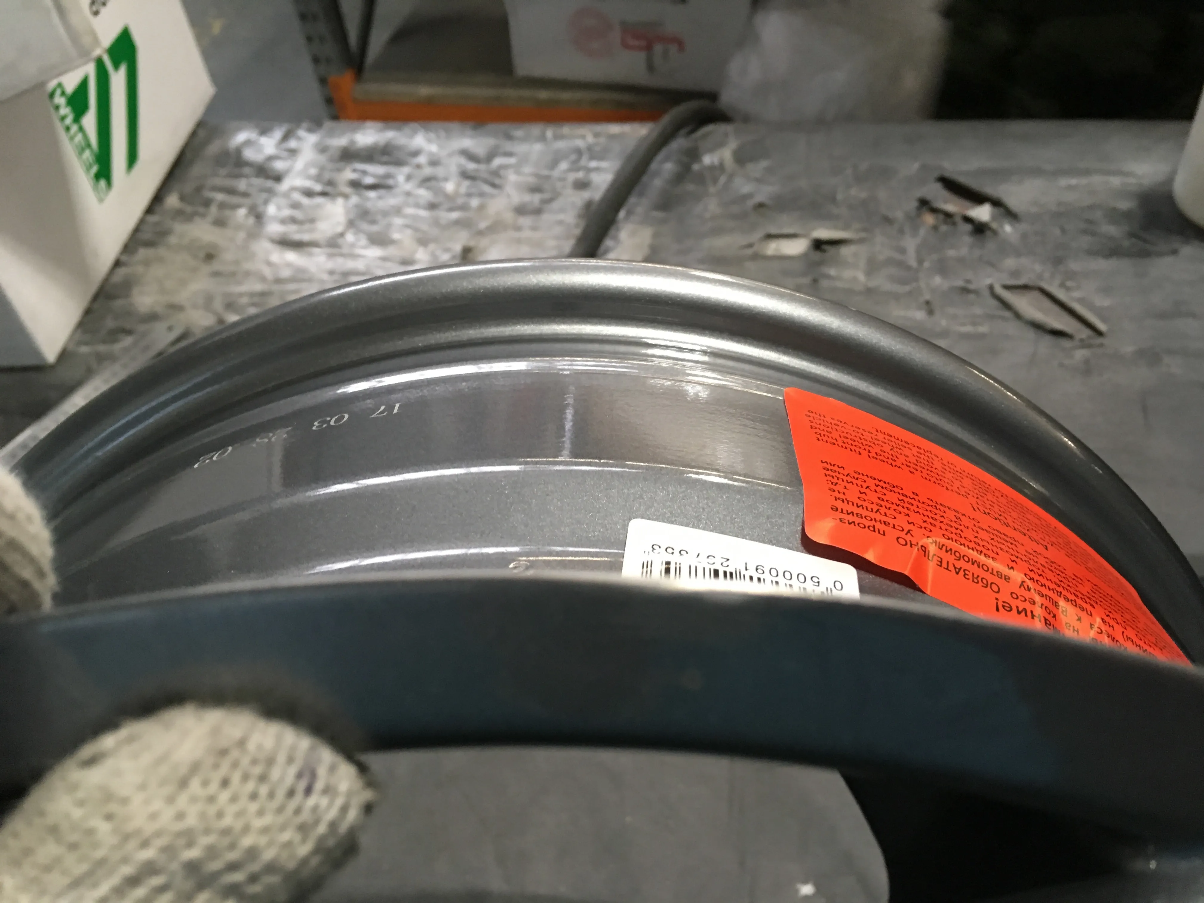 Диск автомобильный Распродажа SH673 NZ 6.5X16/4X100 ET52 D54.1 GM*(Дефект литья)