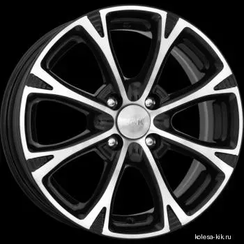 Диск автомобильный RAPID Блюз-оригинал 6X15/4X100 ET46 D54.1 алмаз-черный