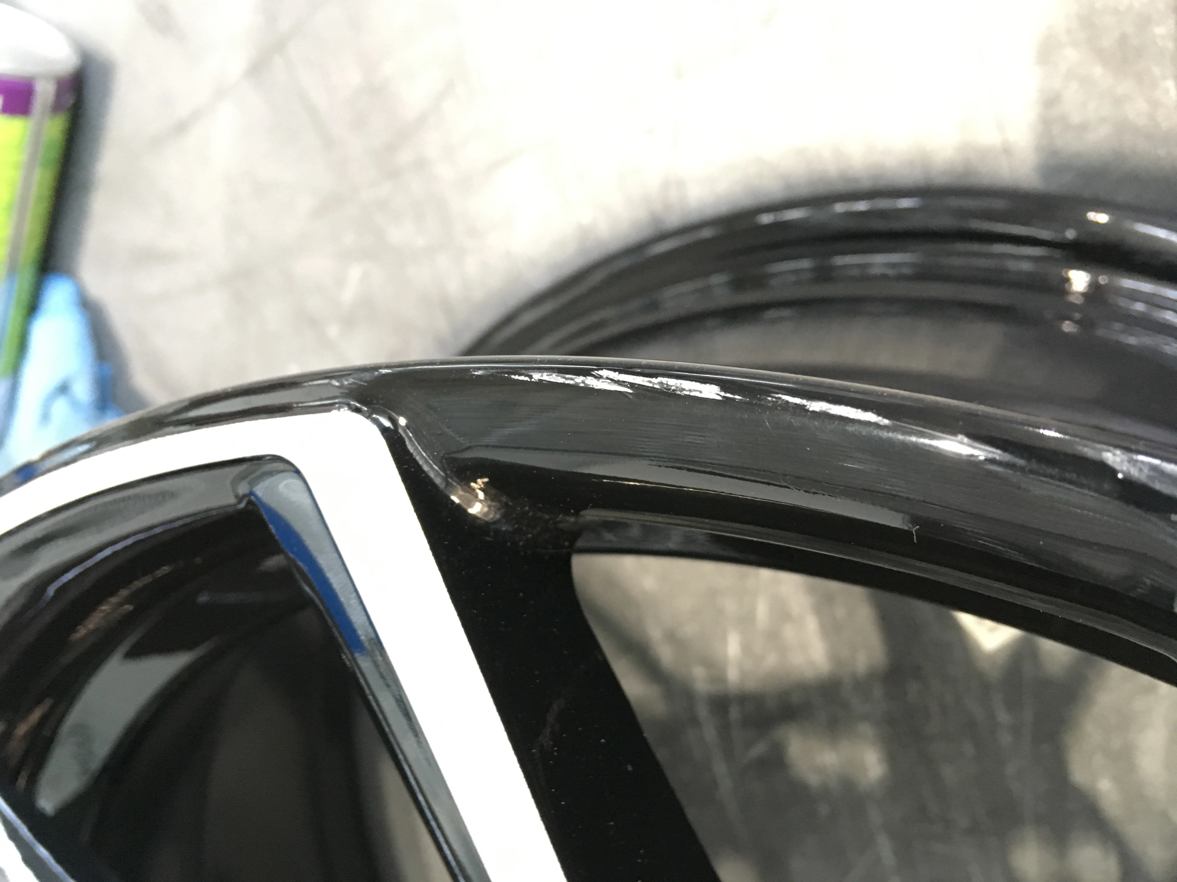 Диск автомобильный REPLICA TD SK9-S TOP DRIVER 6.5X16/5X112 ET46 D57.1 BKF*(Механические повреждения)