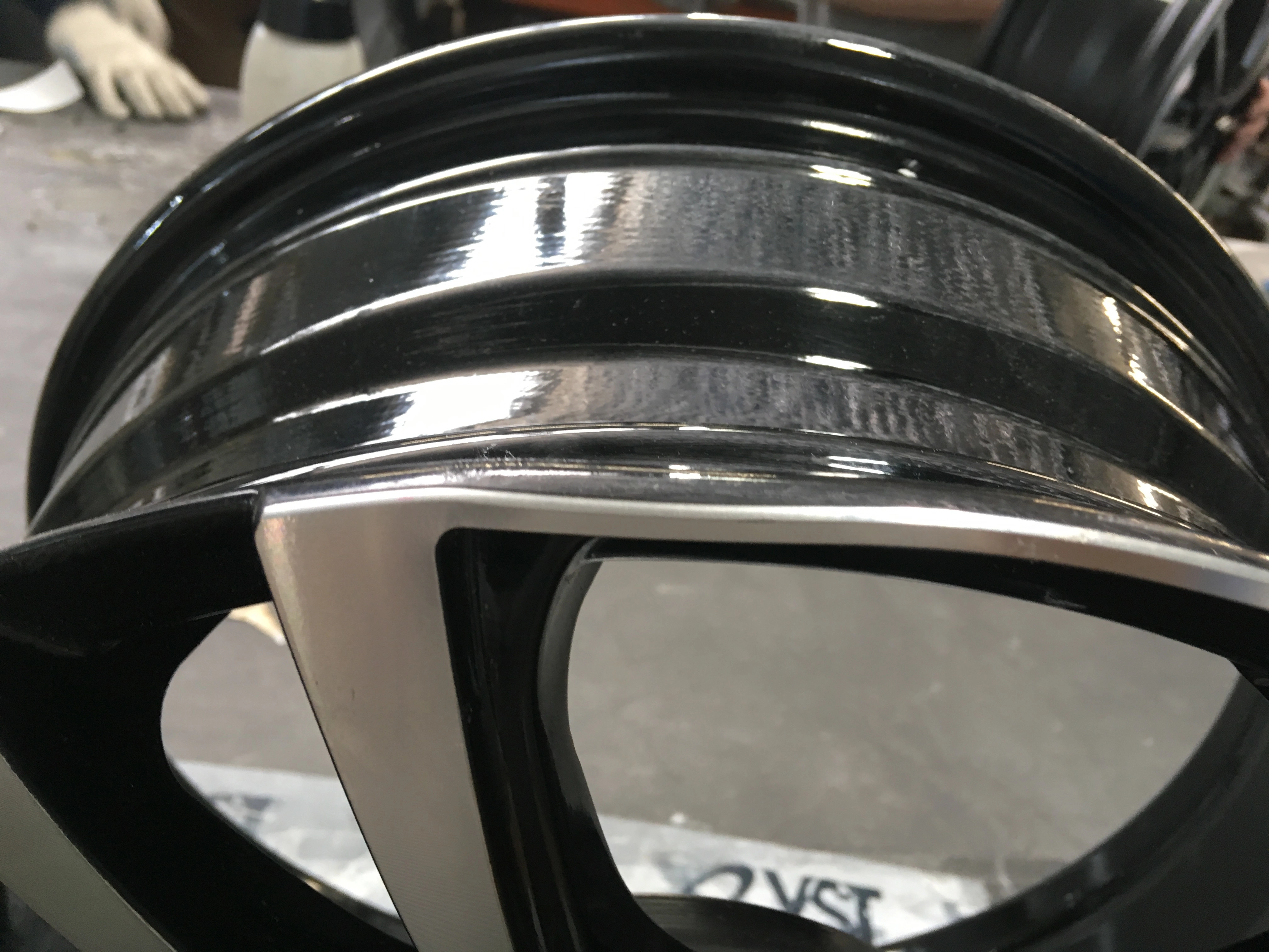 Диск автомобильный Распродажа M05 ALCASTA 6X15/4X100 ET48 D54.1 BKF*(Механические повреждения)