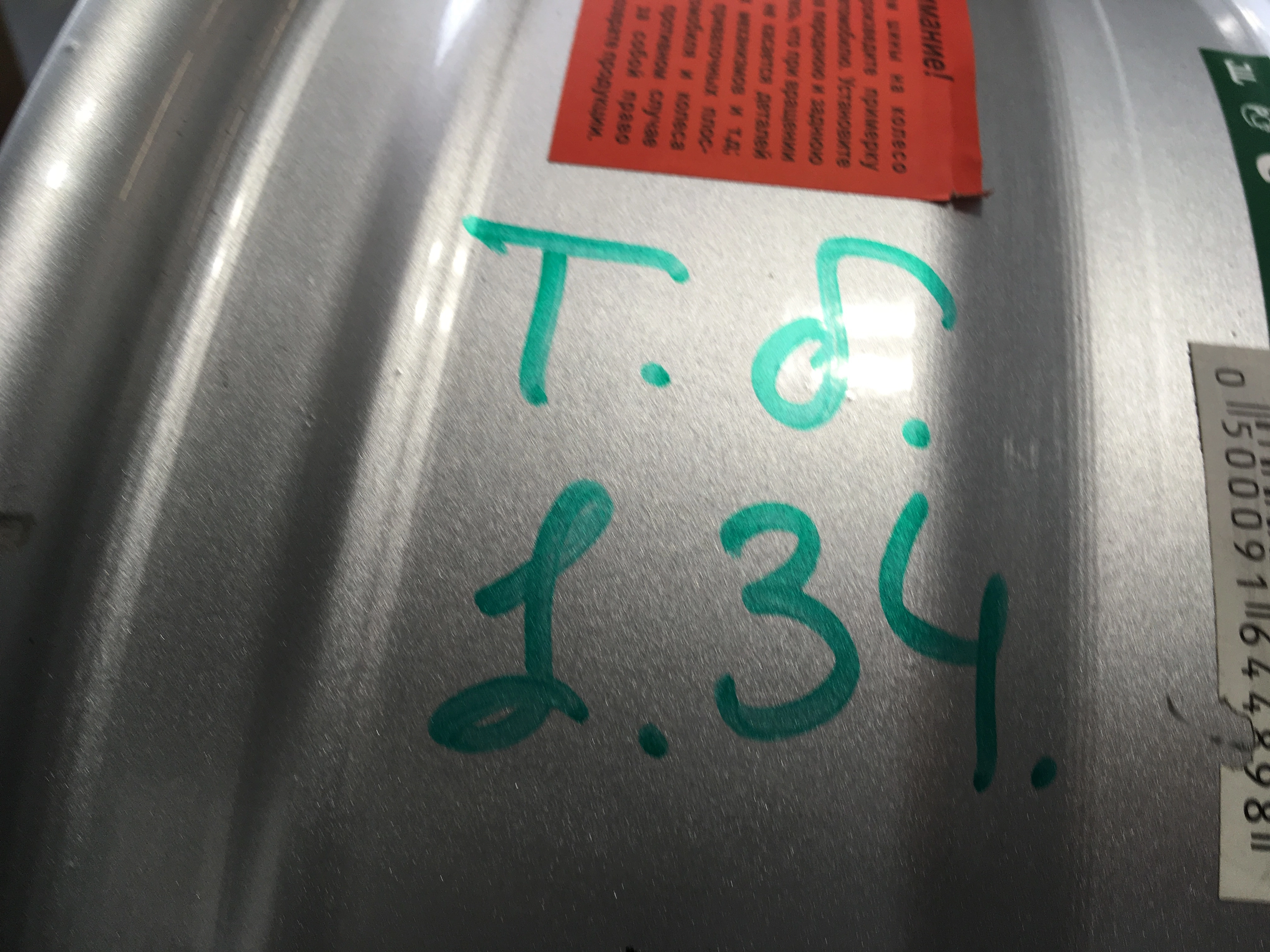 Диск автомобильный REPLICA TD KI36 TOP DRIVER 6.5X17/5X114.3 ET48 D67.1 S*(Биение)