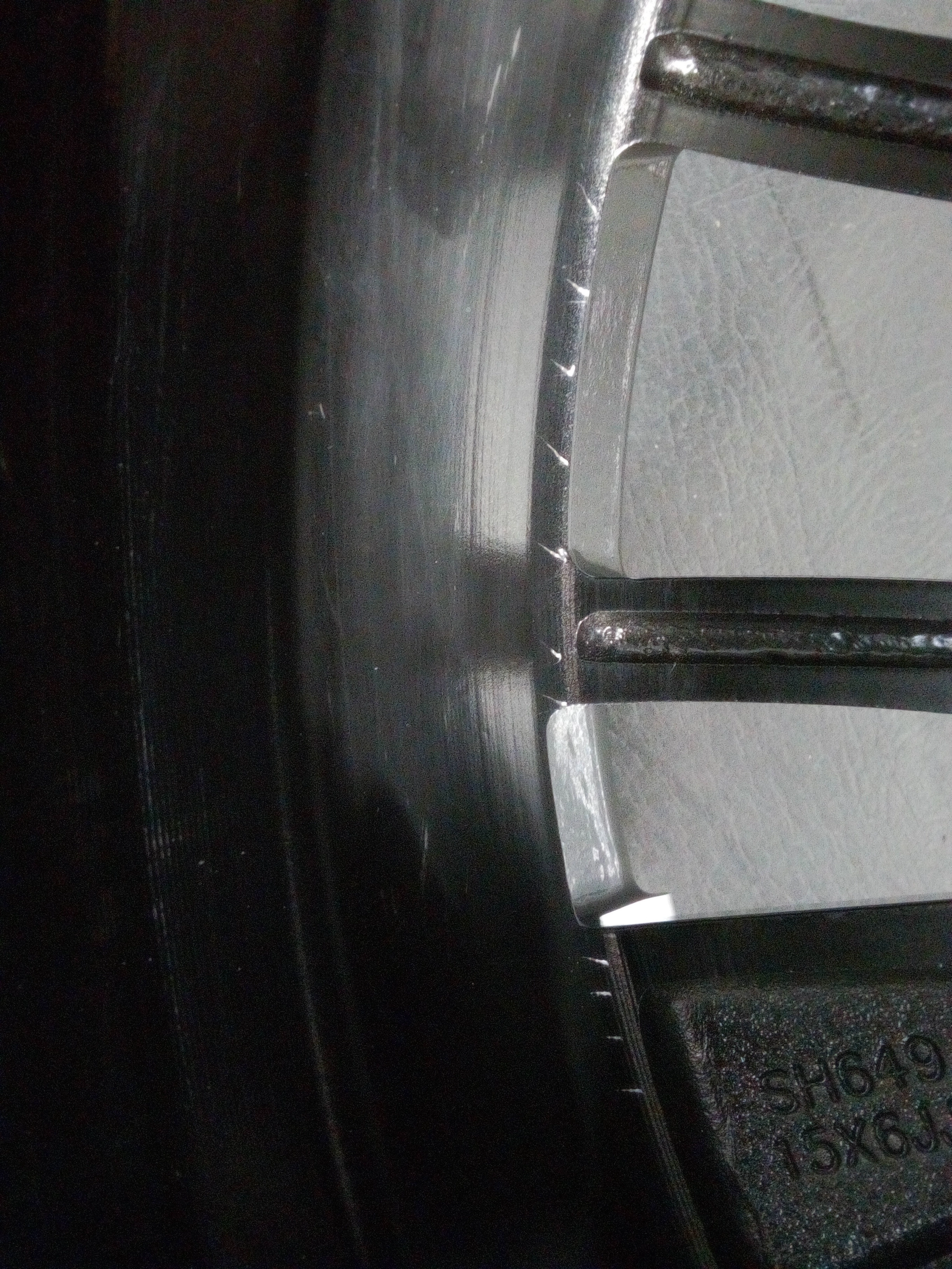 Диск автомобильный SH649 NZ 6X15/5X112 ET47 D57.1 BKF*(Б/У)