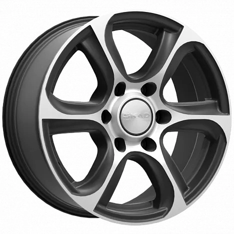 Диск автомобильный СКАД СКАЛА 7.5X17/6X139.7 ET30 D67.1 Алмаз-бархат