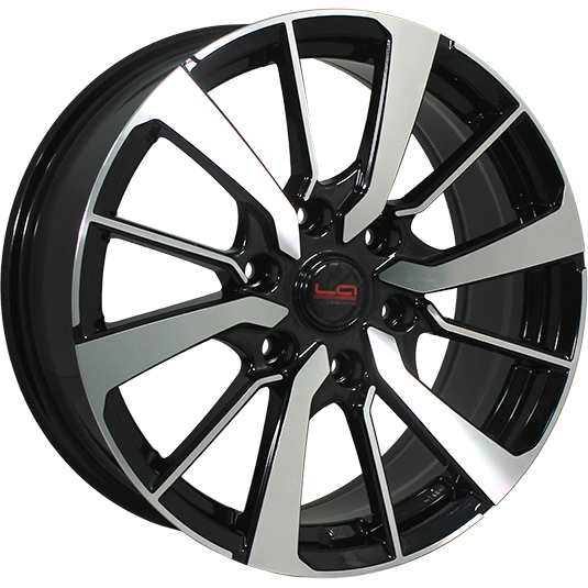 Диск автомобильный REPLICA MI138 LEGEARTIS 7.5X18/6X139.7 ET38 D67.1 BKF