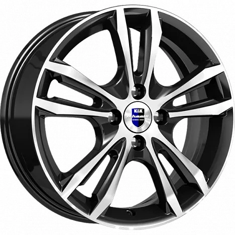Диск автомобильный RAPID Samara-оригинал-(КС866) 6X16/4X100 ET37 D60.1 алмаз-черный-SK
