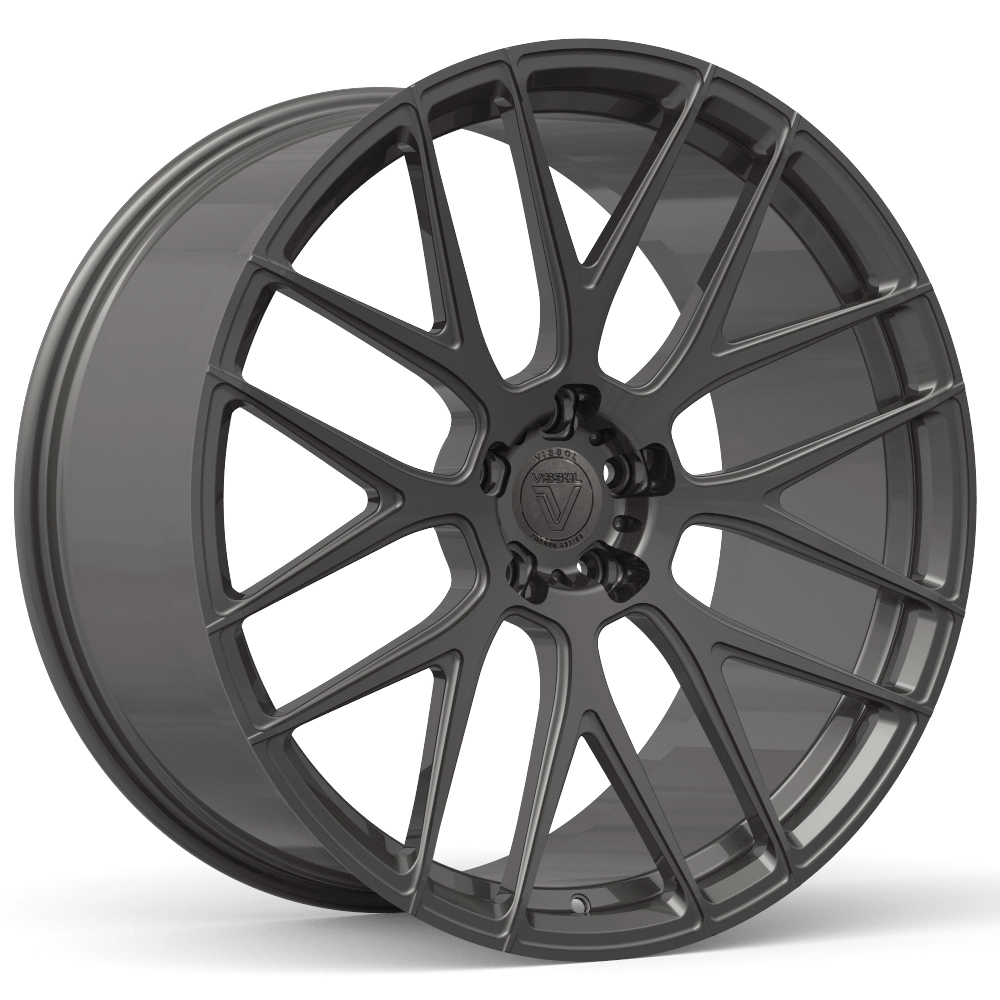 Диск автомобильный VISSOL F-939 10.5X22/5X120 ET35 D74.1 GLOSS_GRAPHITE