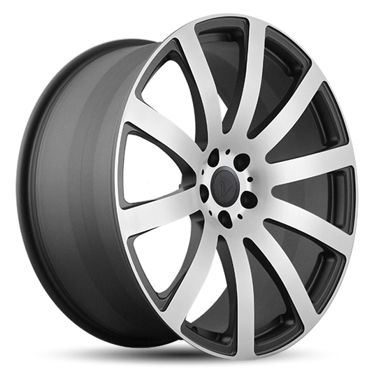 Диск автомобильный VISSOL F-940 9.5X21/5X112 ET31 D66.6 MATTE GRAPHITE MACHINED