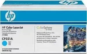 Картридж HP cyan CM4540 (CF031A)
