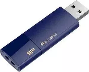 Флеш-накопитель SILICON POWER 64Gb Blaze B05 USB 3.0 Синий (SP064GBUF3B05V1D)