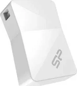 Флеш-накопитель SILICON POWER 32GB Touch T08 USB 2.0 Белый (SP032GBUF2T08V1W)