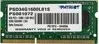 Модуль памяти PATRIOT PSD34G1600L81S DDR3L - 4Гб 1600, SO-DIMM, Ret