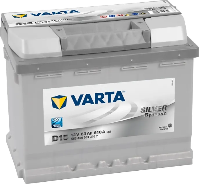Аккумулятор VARTA 63 о.п. D15