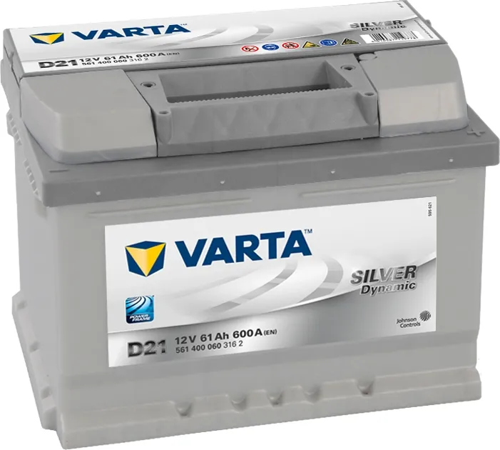 Аккумулятор VARTA 61 о.п. D21