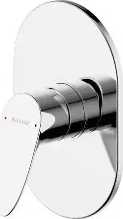 Смеситель для ванны Bravat Drop PB84898CP-RUS