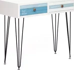 Стол письменный TetChair Mediterranean (mod. 63602) белый/голубой/черный