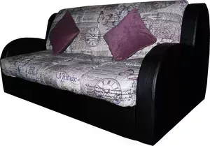 Диван ИП Панин Омега-2(120) porter violet, мэри 01, sontex black
